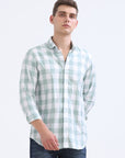 Pistachio Tapered Fit Shirt