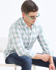 Pistachio Tapered Fit Shirt
