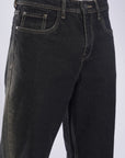 Dark Straight Fit Denim Pants