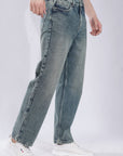 Straight Cut Deep Ocean Denim Pants