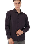 Relaxed Fit Charcol Full Sleeve Shirt