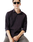 Relaxed Fit Charcol Full Sleeve Shirt