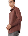 Brunette Brown Relaxed Fit Shirt