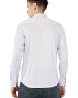 Supima Striped Sky Blue Slim Fit Shirt