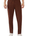 Relaxed Fit Brown Linen Pants
