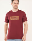 Half Sleeve Regular Fit Maroon T-Shirt