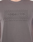 Half Sleeve Regular Fit Gray T-Shirt