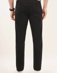 Comfort Fit Black Denim Pants