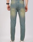 Comfort Fit Vintage Blue Denim Pants