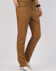 Peanut Brown Comfort Fit Denim