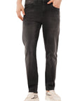 Comfort Fit Dark Grey Denim Pants