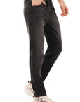 Comfort Fit Dark Grey Denim Pants