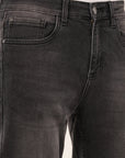 Comfort Fit Dark Grey Denim Pants