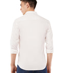 Slim Fit White Full Sleeve Shirt