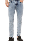 Slim Fit Sky Blue Denim Pants