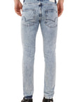 Slim Fit Sky Blue Denim Pants