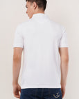 Polo T shirt White-Regular Fit