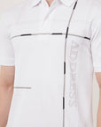 Polo T shirt White-Regular Fit