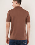 Brown Regular Fit Polo T-Shirt