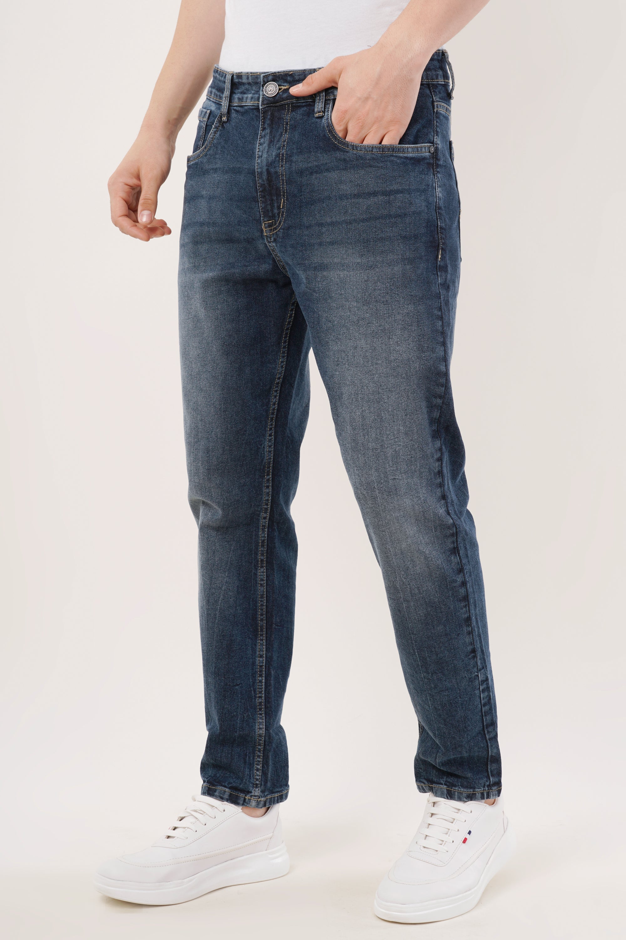 Comfort Fit Classic Indigo Denim Pants
