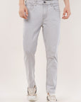 Light Gray Comfort Fit Denim Pants