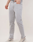 Light Gray Comfort Fit Denim Pants
