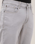 Light Gray Comfort Fit Denim Pants