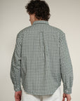 Green Check Relaxed Fit Full Sleeve Shirt
