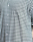 Green Check Relaxed Fit Full Sleeve Shirt