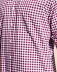 Red Check Relaxed Fit Full Sleeve Shirt