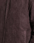 Coffee Brown Suede Jacket