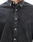 Grey Denim Relaxed Fit Shirt
