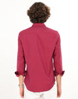 Oxford Red Rose Slim Fit Full Sleeve Shirt