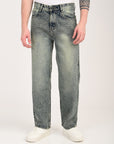 Straight Cut Deep Ocean Denim Pants
