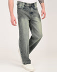 Straight Cut Deep Ocean Denim Pants