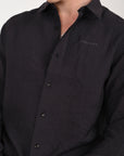 Relaxed Fit Charcol Full Sleeve Shirt
