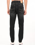 Comfort Fit Matte Black Denim Pants