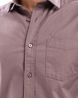 Elite Oxford Tapered Fit Full Sleeve Shirt – Old Lavender
