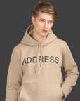 Full Sleeve Regular Fit Hoodie-Camel Brown