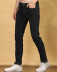 Black Stretchable Slim Fit Pants
