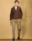 Cargo Pants - Regular Fit - Camel Brown