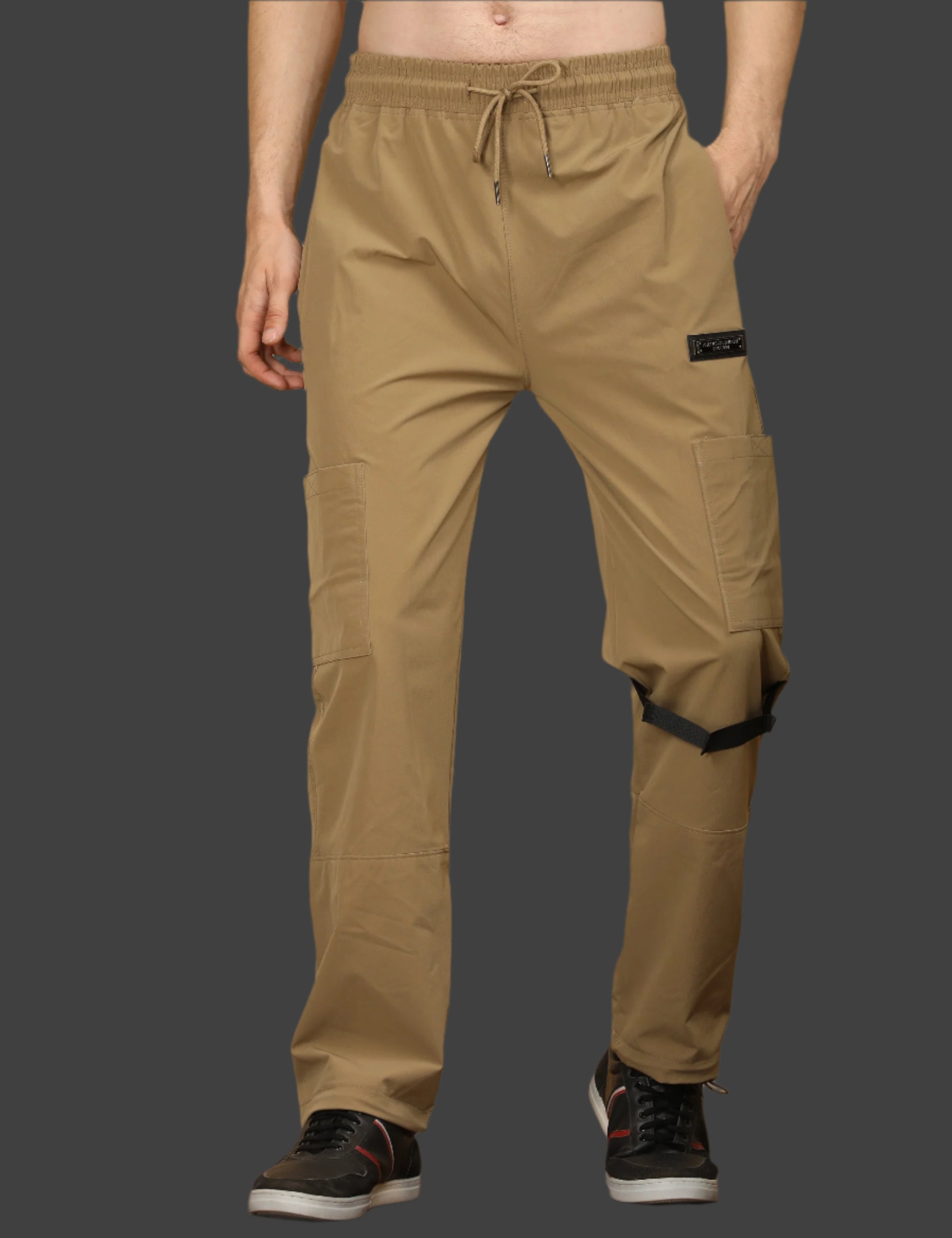 (im) perf. Drawcord Pants / Camel 新品38 Cargo Pants - Regular Fit - Camel Brown – Address Apparels