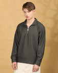 Sweatshirt Full Sleeve Regular Fit -Grey