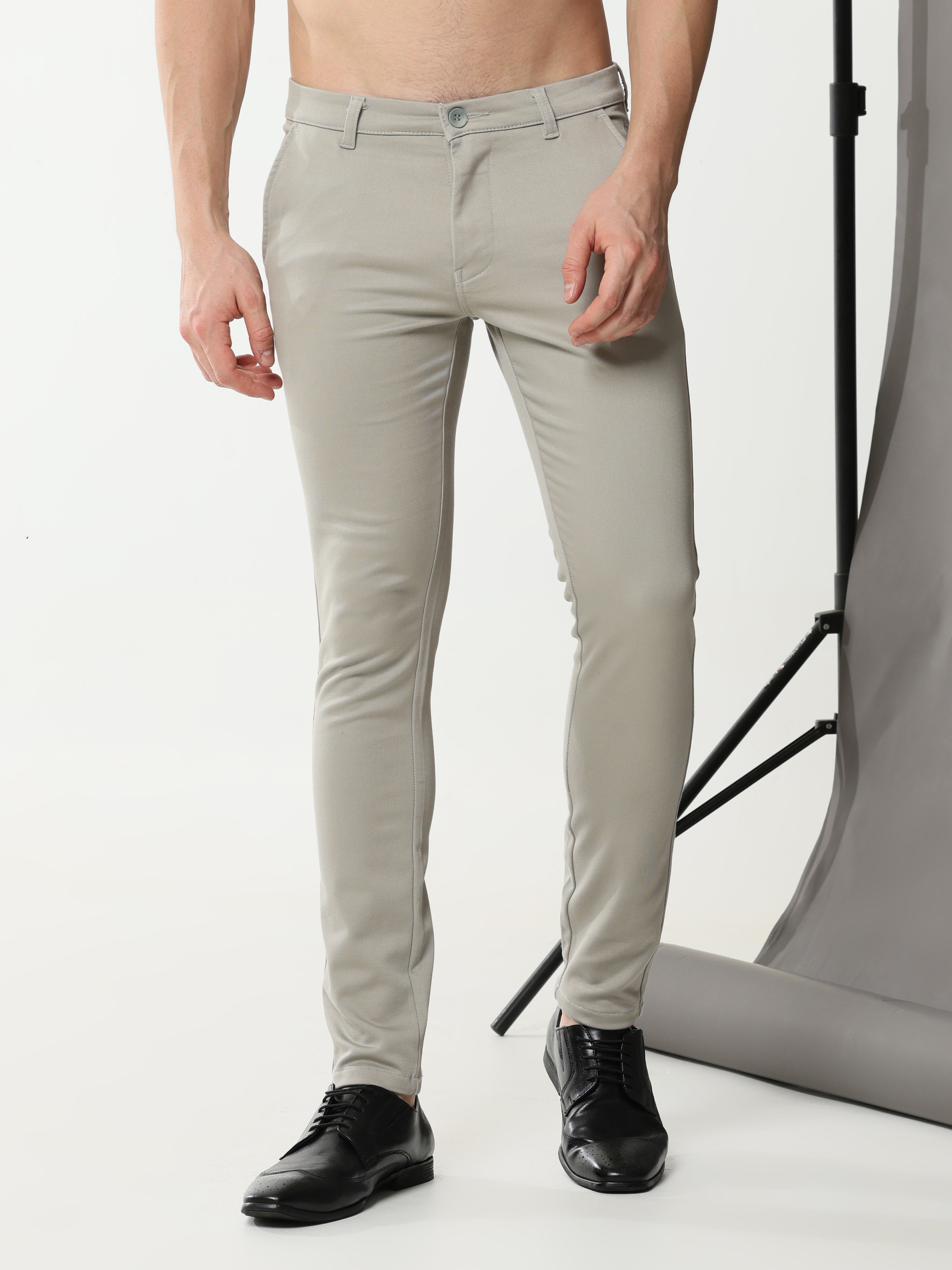LT Grey Stretch cotton trouser