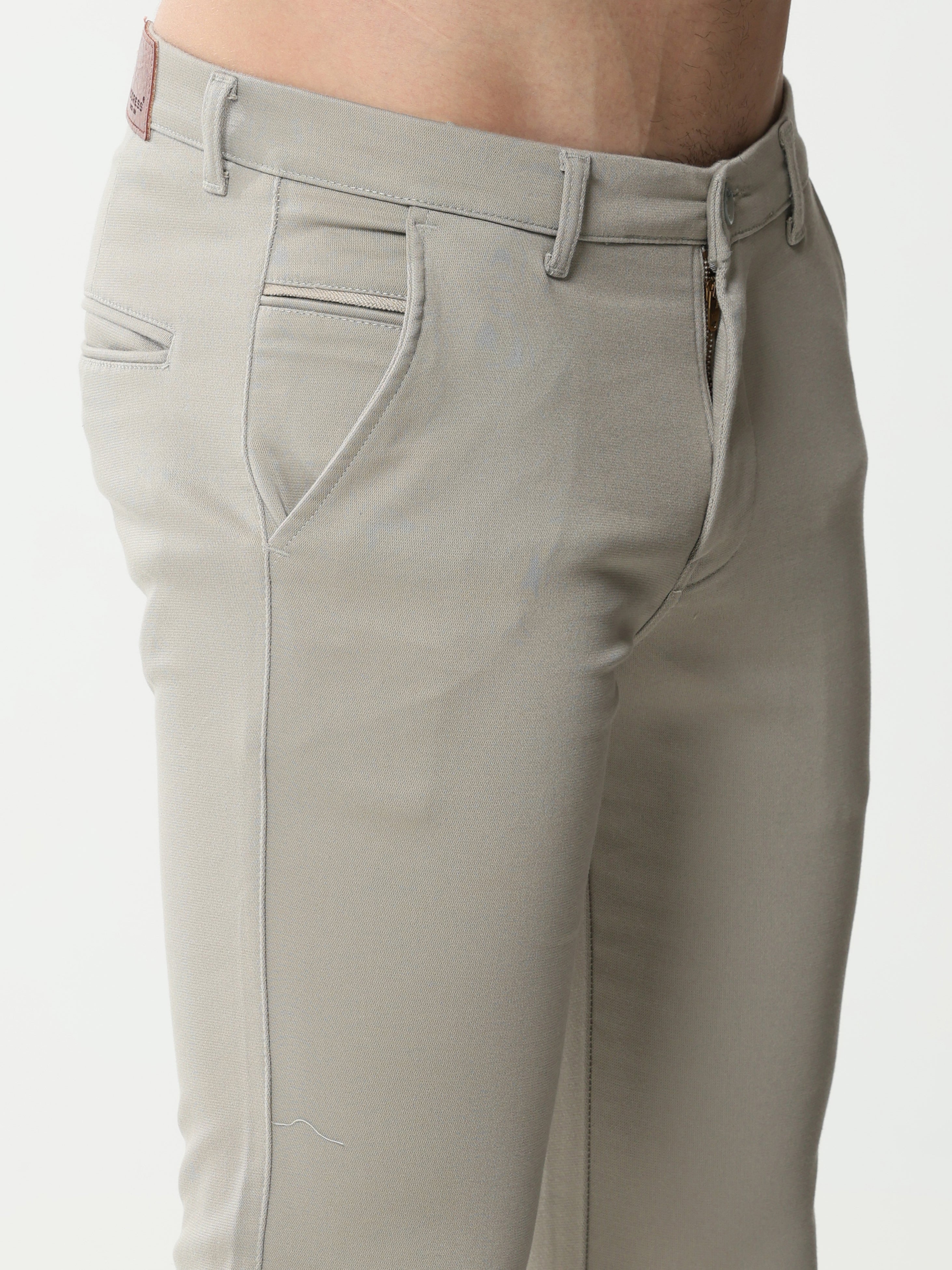 LT Grey Stretch cotton trouser