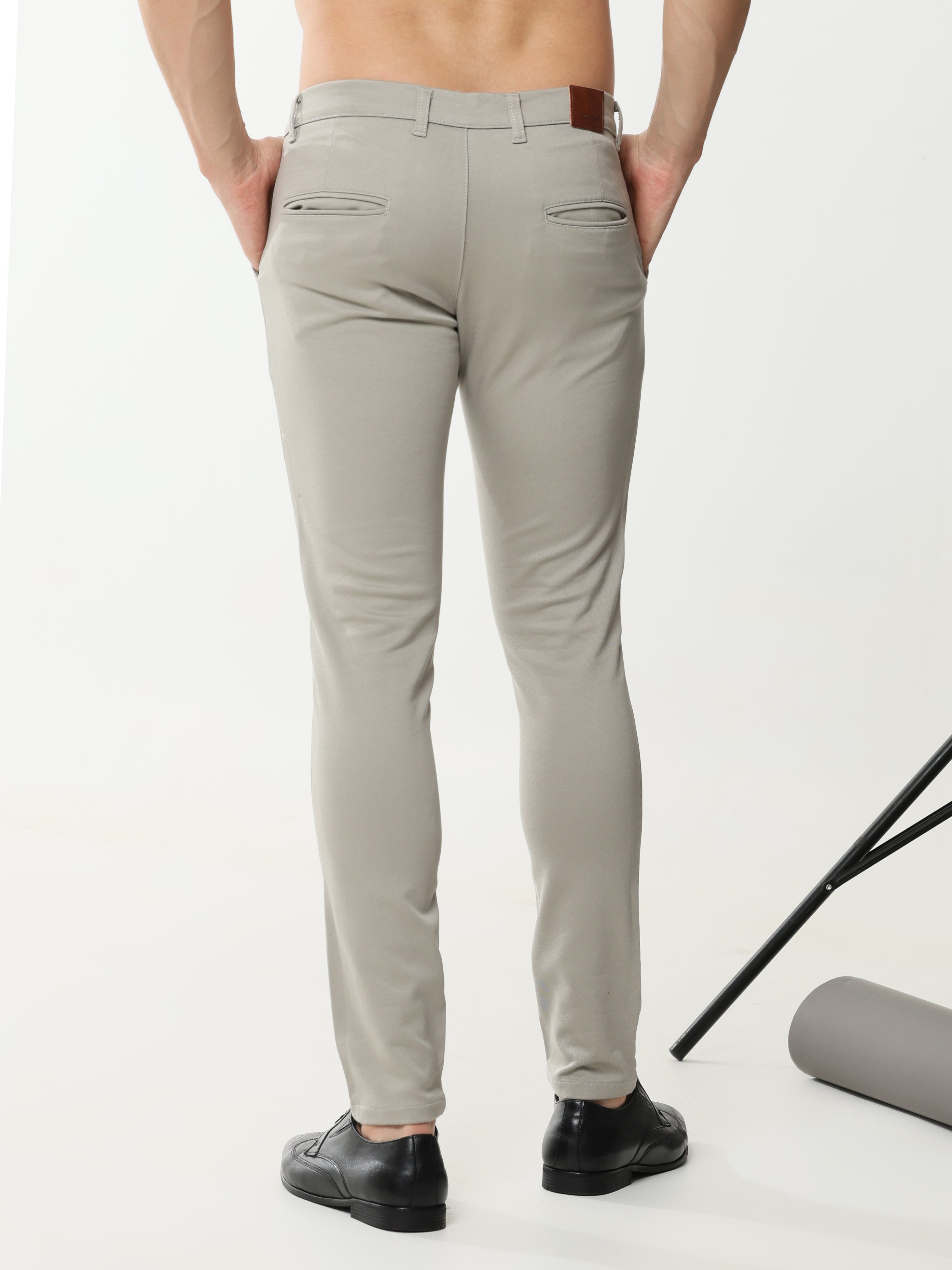 LT Grey Stretch cotton trouser
