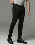 Dark Olive Stretch cotton trouser
