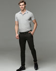 Dark Olive Stretch cotton trouser