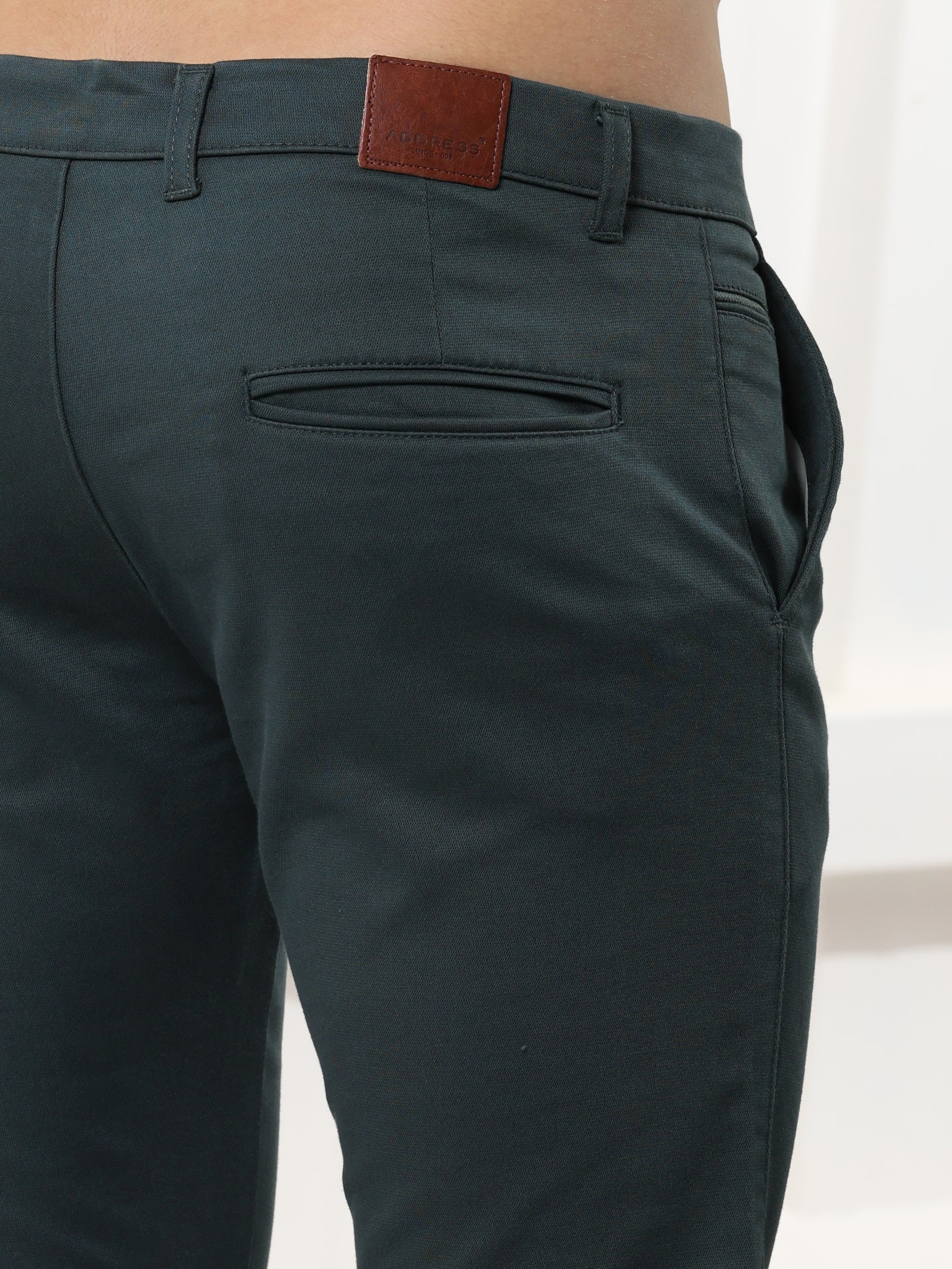 Slate Grey Stretch cotton trouser