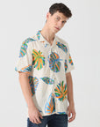 Off White Floral Beach print shirt